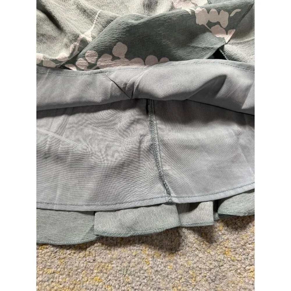 Here Comes The Sun Womens Floral Size S Tie Front Coconut Girl Mini Dress Resort - Picture 11 of 16